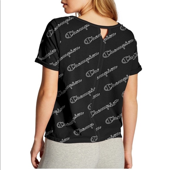 LAST TWO!! New Champion Crew Neck Logo T-Shirt - Picture 3 of 11